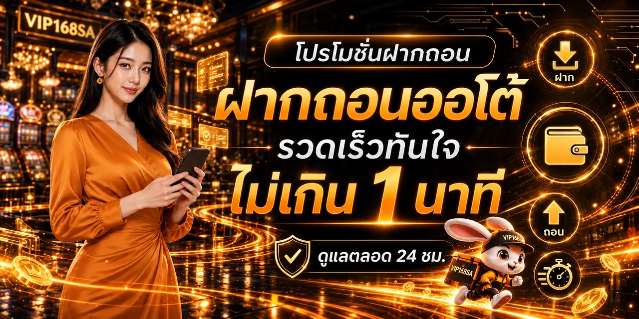 VIP168SA เว็บตรง ทางเข้า สล็อต ฝากถอนออโต้ 24 ชม.